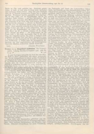 617-619 [Rezension] Simmel, Georg, Schopenhauer und Nietzsche. Ein Vortragszyklus