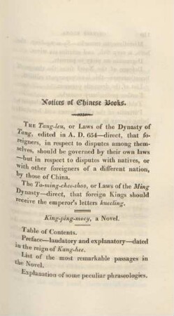 Notices of Chinese books