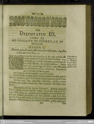 Disputatio IIX.