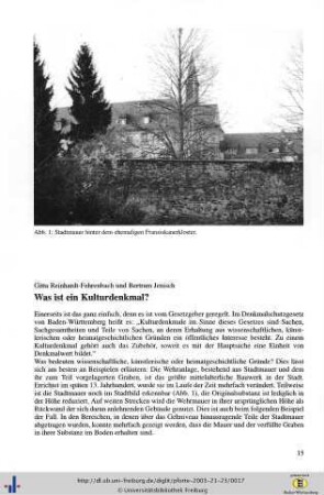 Was ist ein Kulturdenkmal?