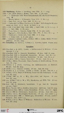 Schiller (Nr. 1122-1284)