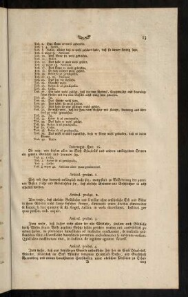 13-23, Articul. probat. 1. - 8.