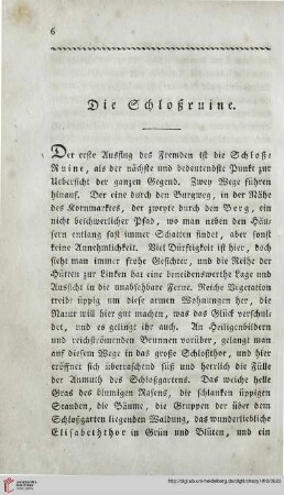 Die Schloßruine