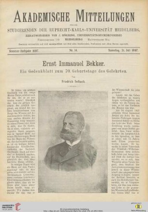 Nr. 14 (31. Juli 1897)