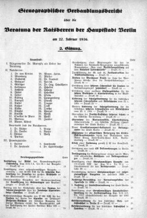 Nr. 2, 27. Februar 1936
