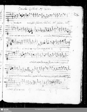 28 Iacobus Gallus: Gaudeamus omnes fideles