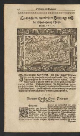 Evangelium/ am vierdten Sonntage nach der Offenbahrung Christi. ...