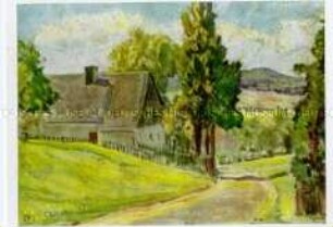 Ansicht einer Landschaft in Singwitz