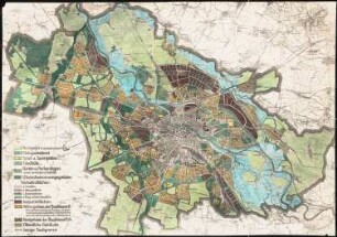 Breslau und Umgebung: Lageplan