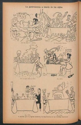 La gastronomía a través de los siglos