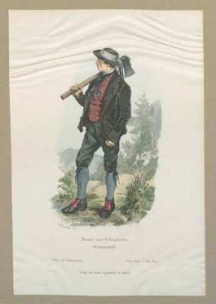 "Bauer aus Schapbach, Schwarzwald."