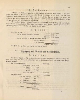 VII. Erzeugung und Vertrieb von Consumtibilien.