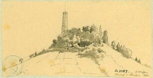 Weinheim Burg Windeck von Westen