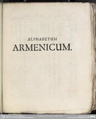 Alphabetum Armenicum