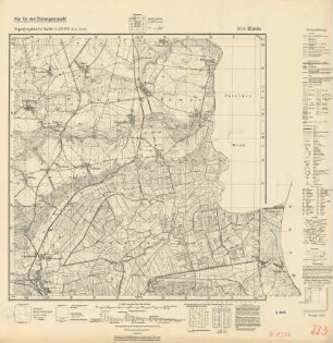 1376 (alte Nr.: 223) Rheda, Topographische Karte 1:25000 (4-cm - Karte)