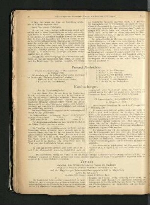 Vertrag zwischen de Württembergischen Verein für Baukunde und der Magdeburger Lebensversicherungsgesellschaft