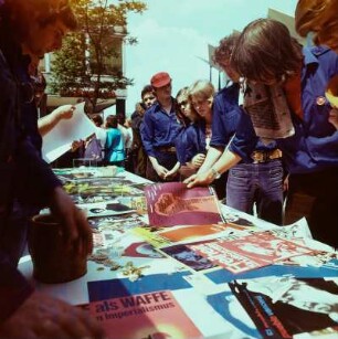 Plakatstand, X. Parlament der FDJ