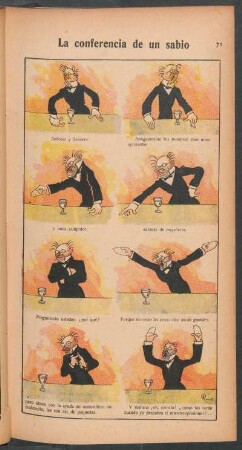 La conferencia de un sabio - [Cómic]