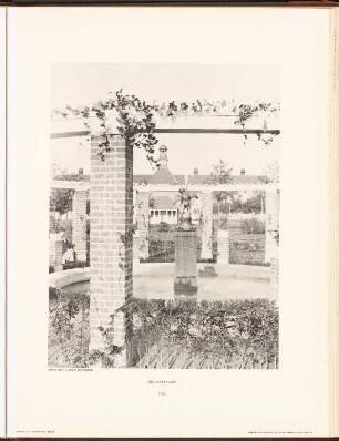 Irrenhaus, Berlin-Buch: Ansicht Brunnenanlage (aus: Neubauten der Stadt Berlin, Bd. VII, 1908)