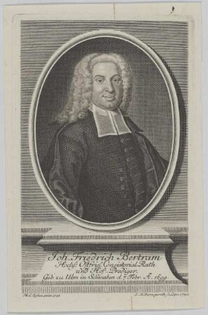 Bildnis des Joh. Friedrich Bertram