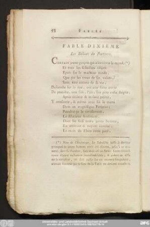 Fable Dixieme. Les Délices du Parterre.