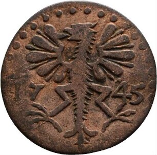Münze, 4 Heller, 1745