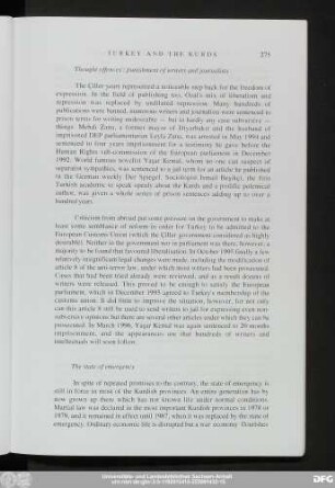'Thought offences': punishment of writers and journalists