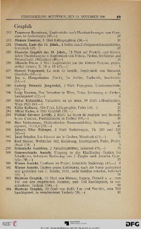 Graphik (Nr. 282-314)