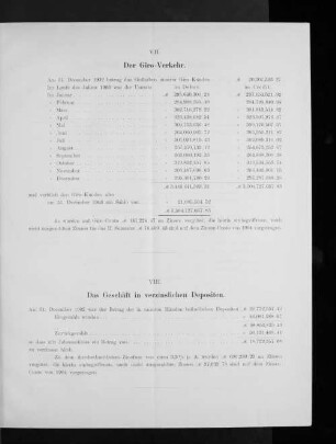 VII. Der Giro-Verkehr.