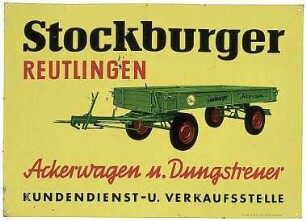 Stockburger Ackerwagen und Dungstreuer