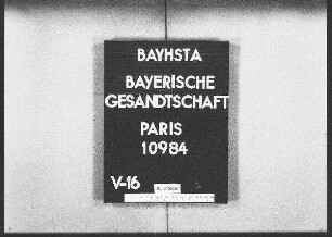 Drexl, Franz H., Philologiestudent in München, Entleihung von griechischen Handschriften aus der Nationalbibliothek in Paris