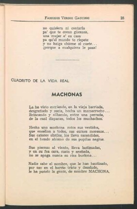 Machonas : Cuadrito de la vida real