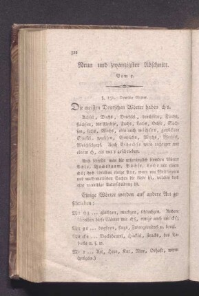 Neun und zwanzigster Abschnitt. Vom x.