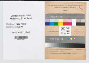Entnazifizierung Karl Muendnich, geb. 28.01.1908 (Arzt)