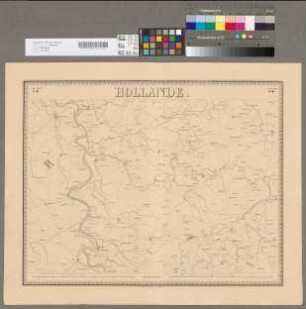 [Nouvelle Carte de la] Hollande [, d'apres Krayenhoff et les meilleures cartes connues. 24 feuilles.] Etablissement Géographique de Bruxelles [, Fondé par Ph. Vander Maelen, Blatt] 24: Düsseldorf