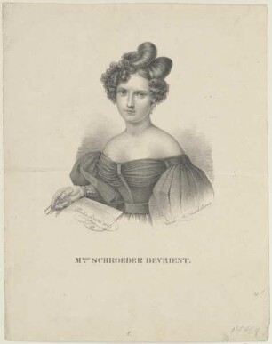 Bildnis der Wilhelmine Schröder-Devrient