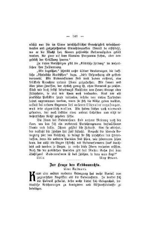 Zur Frage des Erbbaurechts