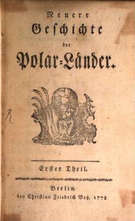 Neuere Geschichte der Polar-Länder, 1