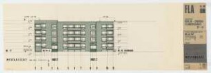 Wohnhäuser Flankenschanze 39-41, Berlin-Spandau: Ansicht 1:100