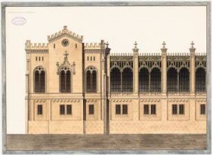 Erbauung der Neubrunn-Colonnade, Karlsbad: Hauptansicht