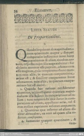 Liber Sextus De Proportionibus