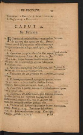 Caput 4. De Peccato.