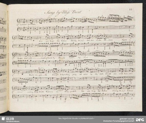 Song: Let not Rage thy Bosom firing
