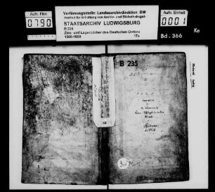 Kommende Heilbronn: Lagerbuch zu Heilbronn