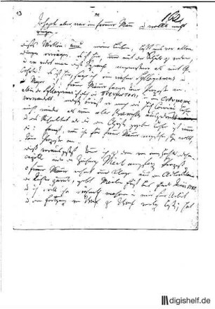 13: Brief von Karl Abraham Freiherr von Zedlitz an Johann Wilhelm Ludwig Gleim