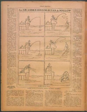Las grandes historietas de Soglow [Cómic] : rey sale de pesca