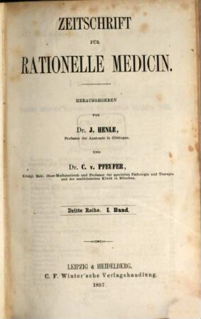 Bericht über die Fortschritte der Anatomie und Physiologie : im Jahre ... 1856