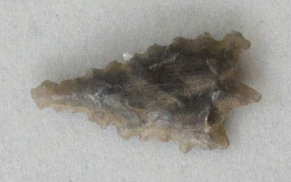 Stone arrowhead