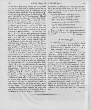 Meyer, G. H.: Die Phrenologie. Vom wissenschaftlichen Standpunkte aus beleuchtet. Tübingen: Laupp 1844