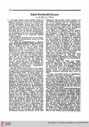 N.F. 6.1926 S. 176-178: Schul-Kunstausstellungen